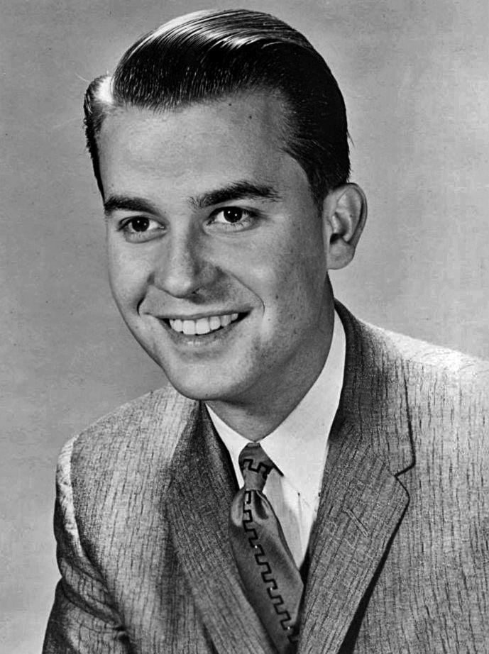 Dick Clark hosting American Bandstand in 1961